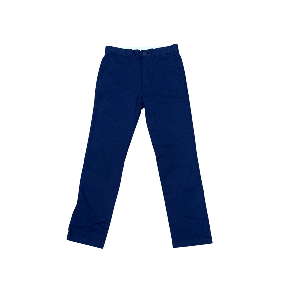 Crewcuts‎ J.Crew Boys Navy Blue Stretch Chino Pants Adjustable Waist 10 Classic